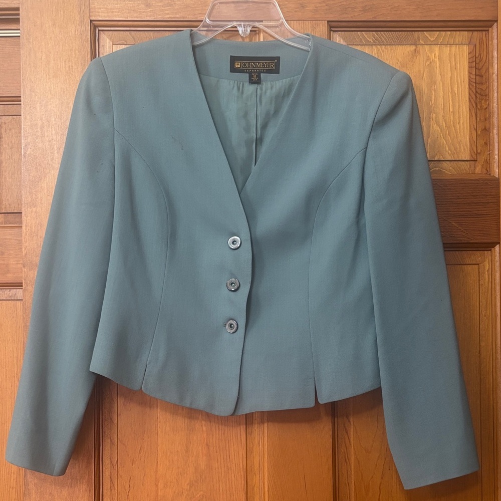 Skyline Teal Women's Suit Jacket